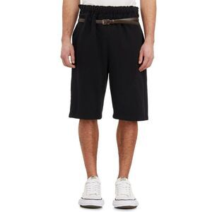 MAGLIANO Wide Leg Belted Shorts Men Beige Pants